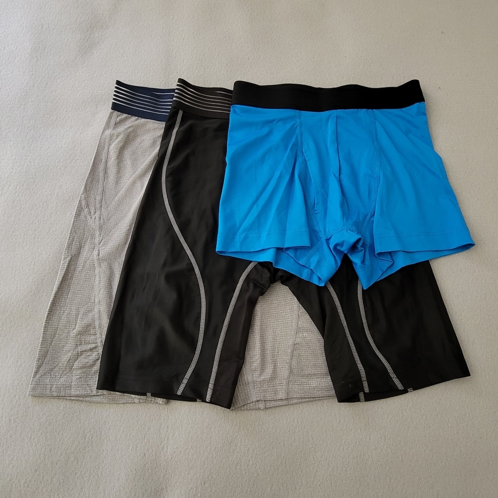 3 PACK Athletic Works Mens Driworks Boxer Brief Size Small 28-30 Multicolor